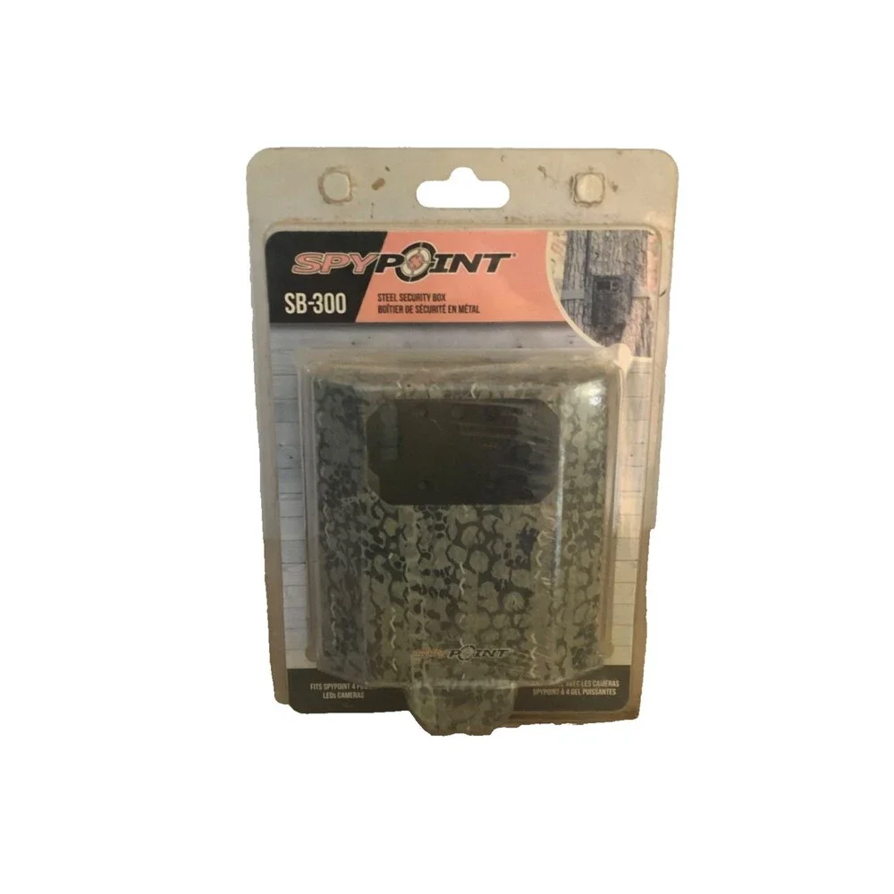 Spypoint SB-300 Steel Security Box Fits 4 Power LED Camera Trail Camo Lock New
